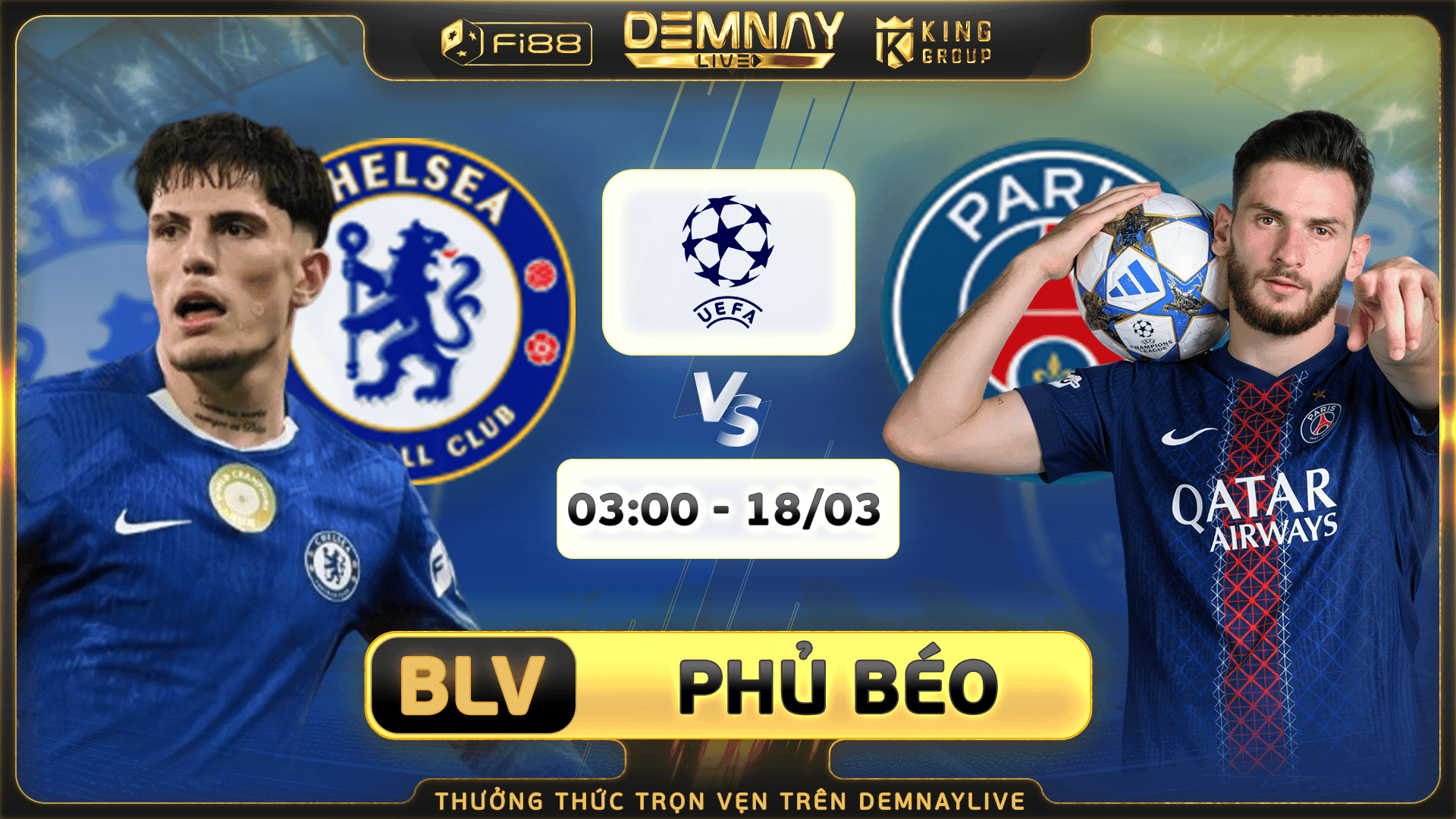 Chelsea 0 - 3 Paris Saint-Germain: Thua 2-8 trước PSG, Chelsea 'muối mặt' dừng bước tại Champions League